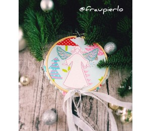 Stickserie - Kleiner Schutzengel mit Anhängern ITH